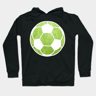 Soccer Ball Green Hoodie